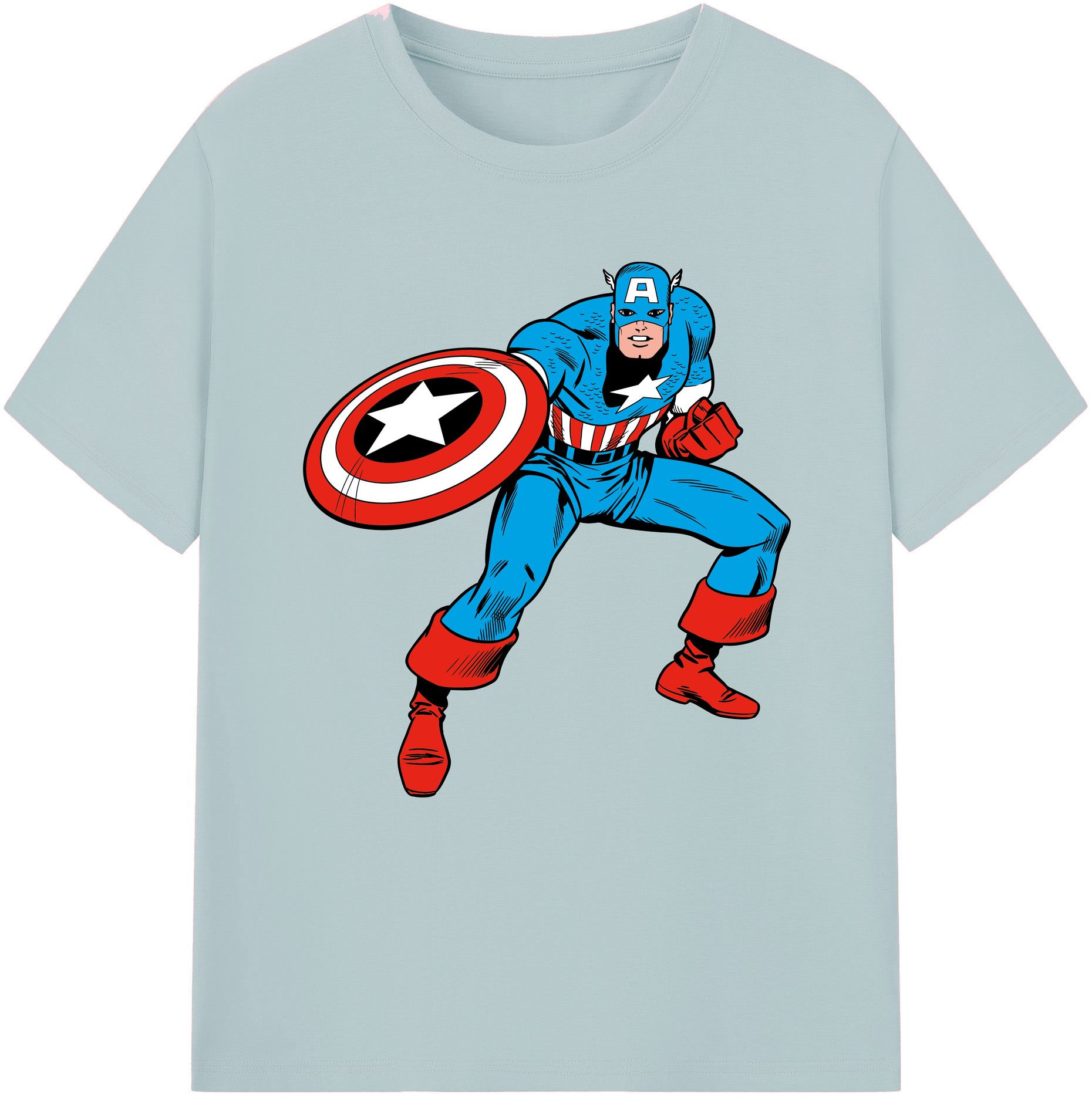 （画像用） アベンジャーズ The Avengers 綿100％半袖Tシャツ（フロントプリント）